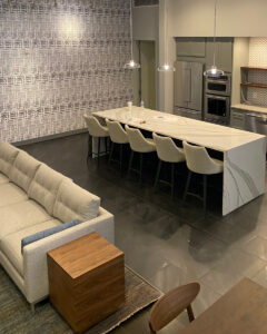 American made kitchen and bar seating, NOVA showroom