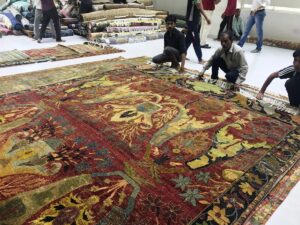 large intricate rug