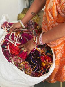 bag of yarn