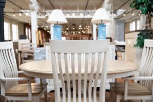 casual kitchen spaces dining chairs and table set