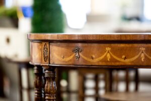 Adam style satinwood console