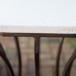 superstone outdoor table close up