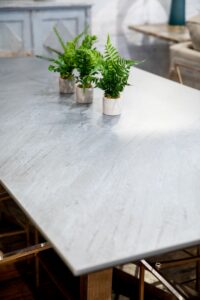 Sarreid dining table textured tabletop
