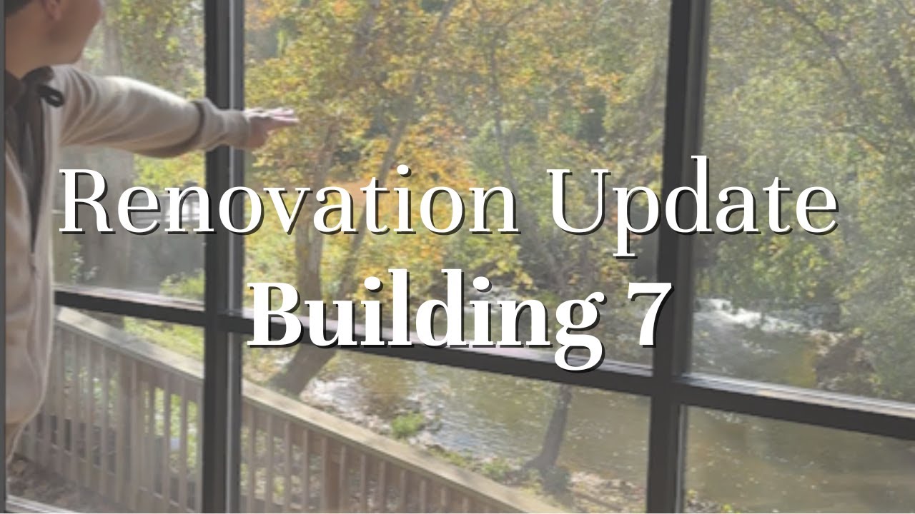 Building 7 Renovation Progress Green Front