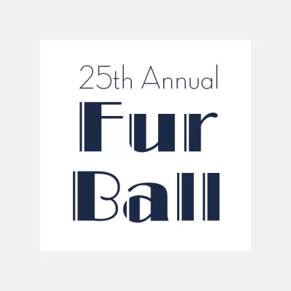 25th annual fur ball logo