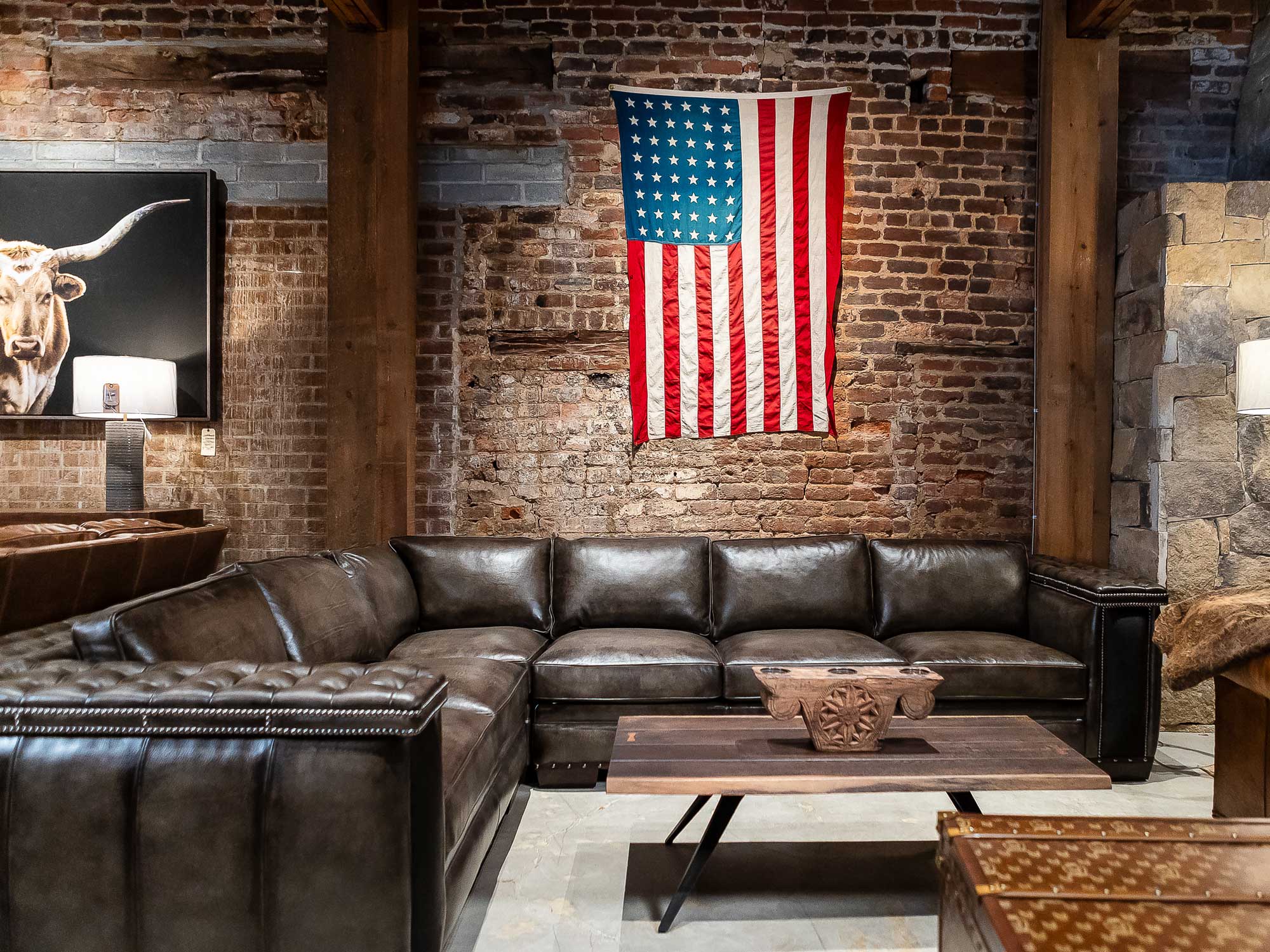 Hancock and Moore Sectional American-made furniture