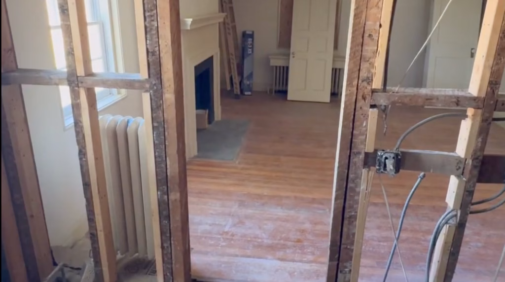 Den Cralle, President and CEO of the best furniture stores in Virginia, uses flex room ideas to transform a former walk-in closet.
